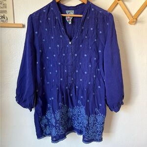 Johnny Was Embroidered Tunic